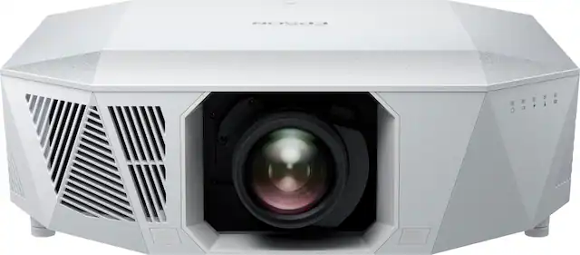 Epson projector with a lens.