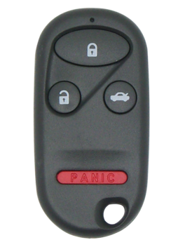 Car Keys Express - Honda Keyless Entry Remote - 4 Buttons (Lock, Unlock, Trunk, and Panic) - Black