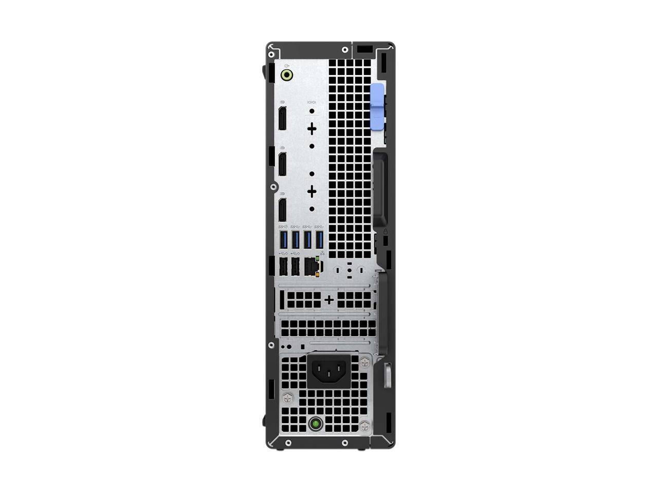 Alt View 2. Dell - Dell OptiPlex 7000-SFF Core i7-12700 2.1 GHz, 16GB Memory, 512GB NVMe, Windows 11 Pro 64-bit - Black.