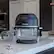 Angle. Fritaire - Non-Toxic Air Fryer - Glass Air Fryer, 5qt, Teflon-Free, PFOA- Free, w/ Accessories - Rotisserie and Tumbling Basket - Midnight Black.