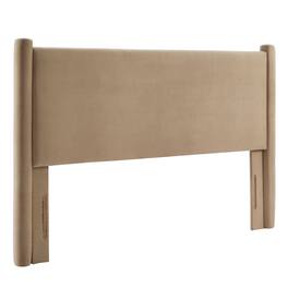 Rael Performance Velvet King Headboard by Modway - Oatmeal