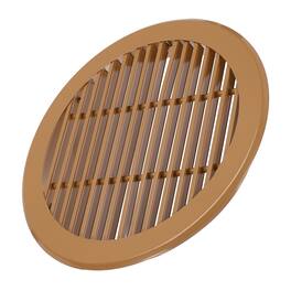 Unique Bargains - 12 Inch Round Ceiling Diffuser, Aluminum Register Circular Outlet Soffit Vent for HVAC Bathroom Kitchen Garage - Brown