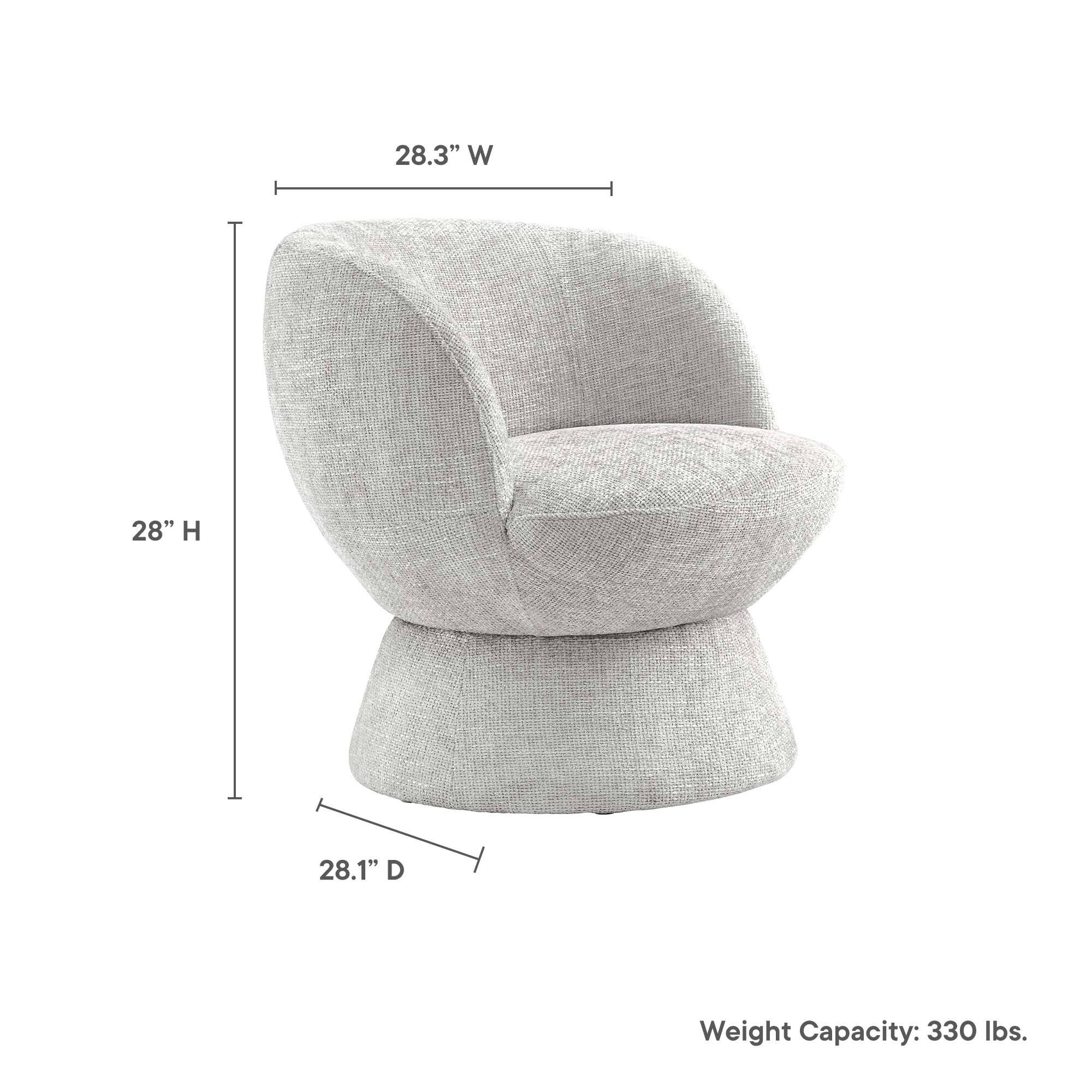 28.3" W  
28" H  
28.1" D  
Weight Capacity: 330 lbs.