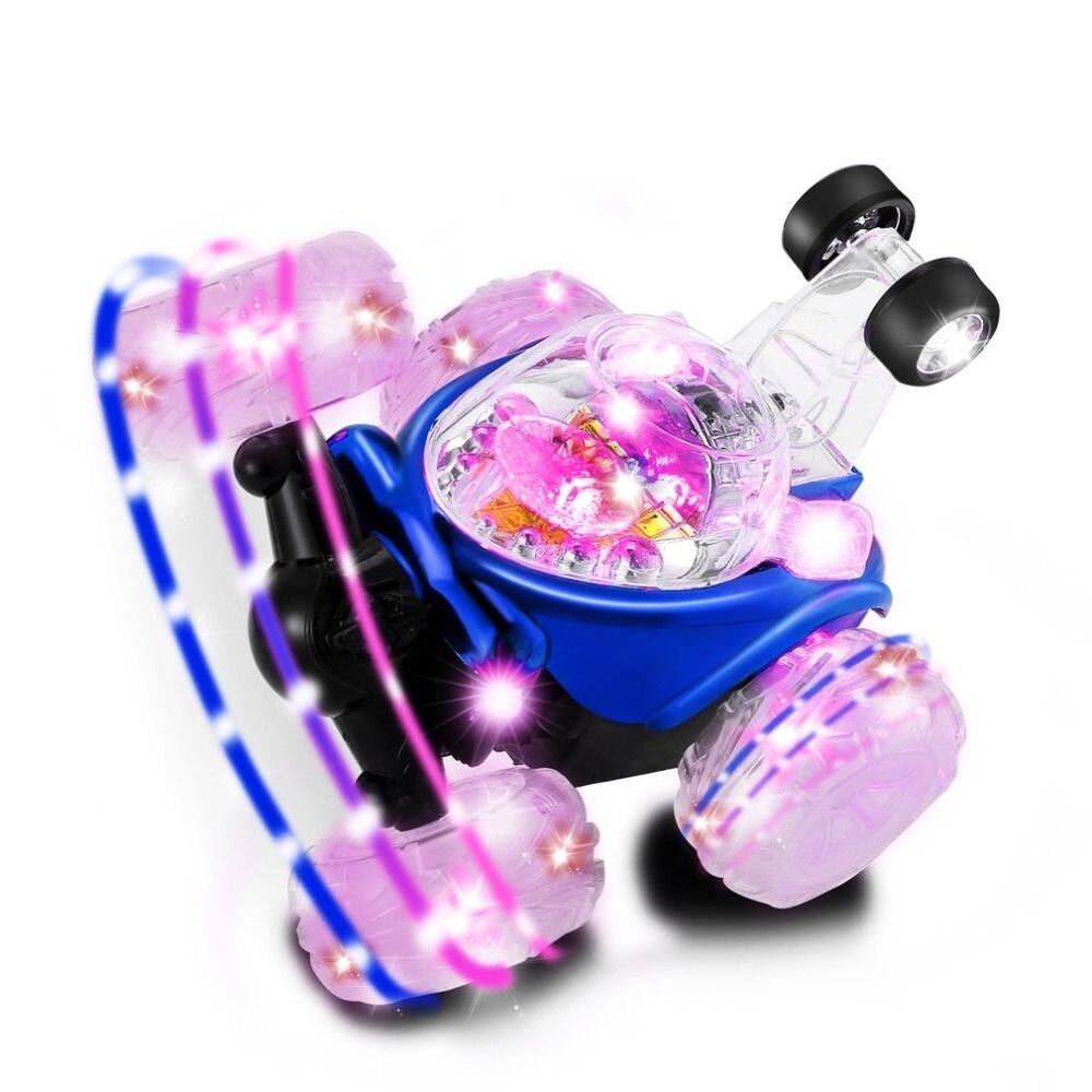 Angle. Loheer - Loheer Mini RC Stunt Car Tumbling Remote Control Off Road Drift Racing Toy with Lights.