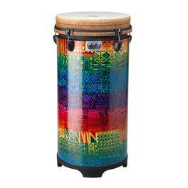 Remo - 12-Inch Tubano Drum with Key-Tuned Nuskyn Head and Rainbow Finish