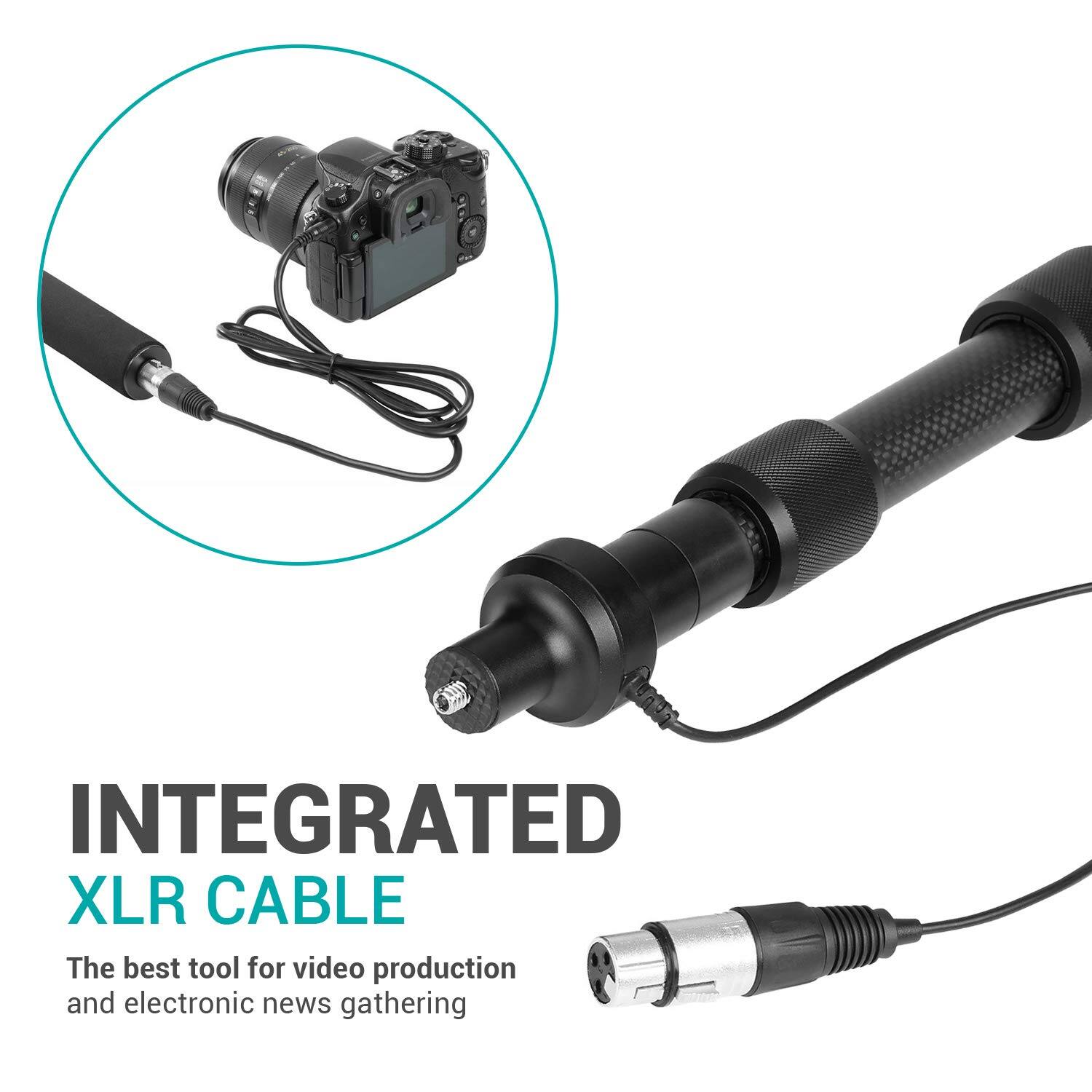 INTEGRATED XLR CABLE

The best tool for video production and electronic news gathering