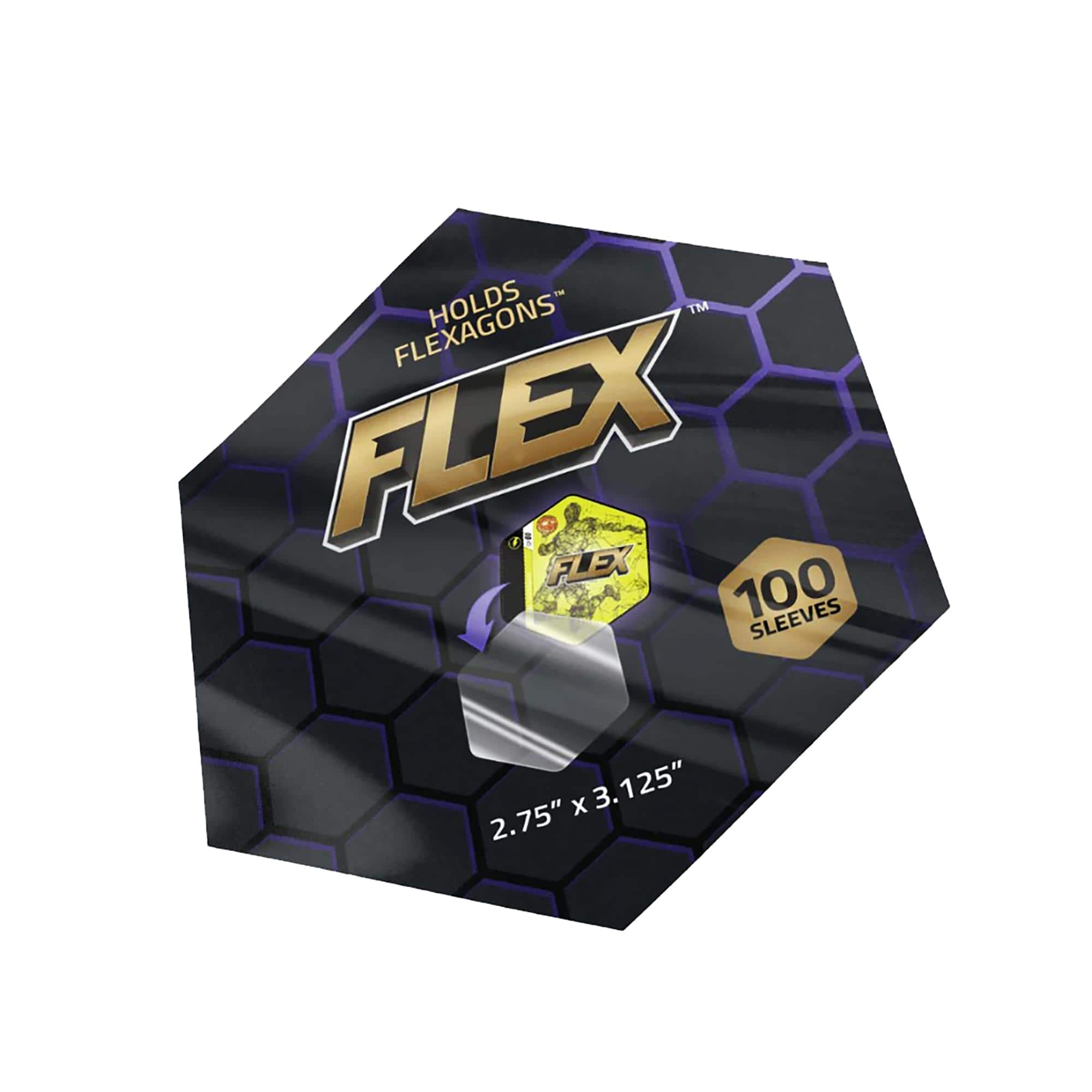 NBA - FLEX Protective Storage for Flexagon Player Tiles | 100 Pack - Black