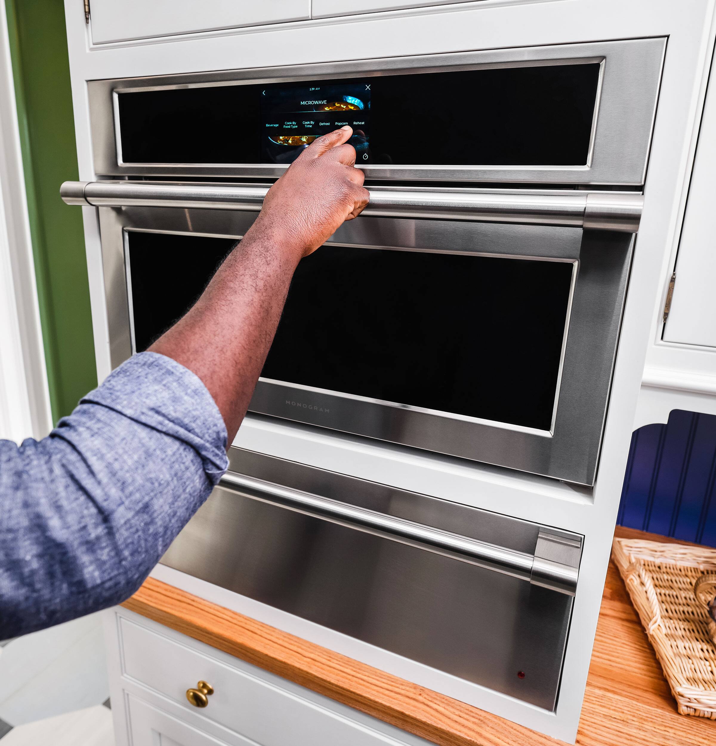 Alt View 22. Monogram - Statement 30" Warming Drawer - Stainless Steel.