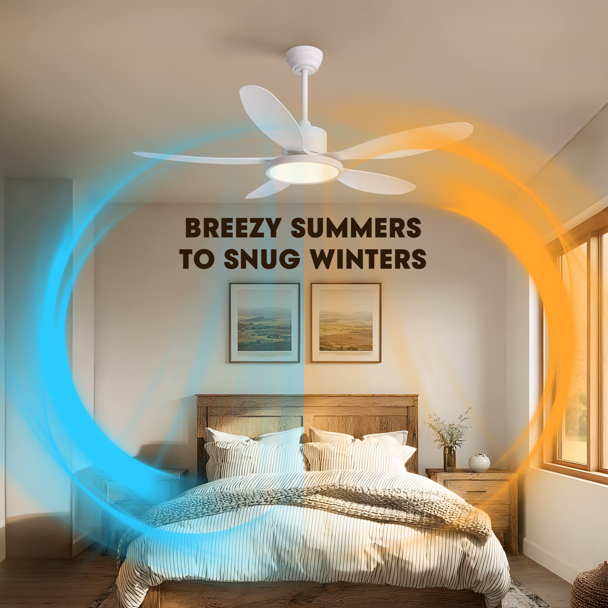 BREEZY SUMMERS TO SNUG WINTERS
