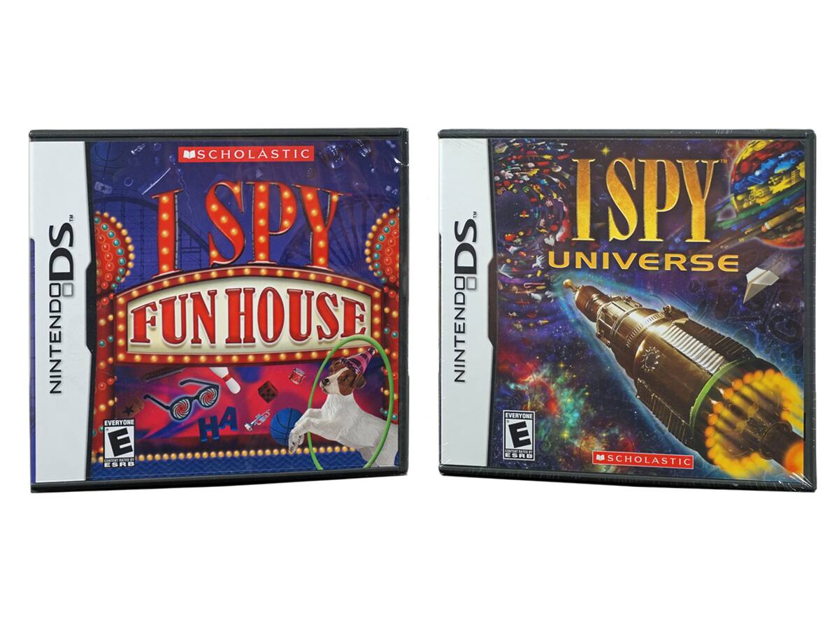 I Spy NDS Video Game Set - I Spy Universe + I Spy Funhouse - for Nintendo DS - Nintendo DS