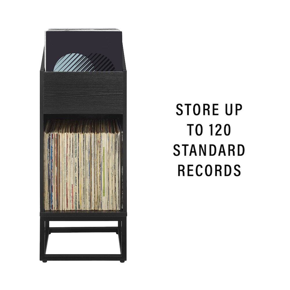 STORE UP TO 120 STANDARD RECORDS