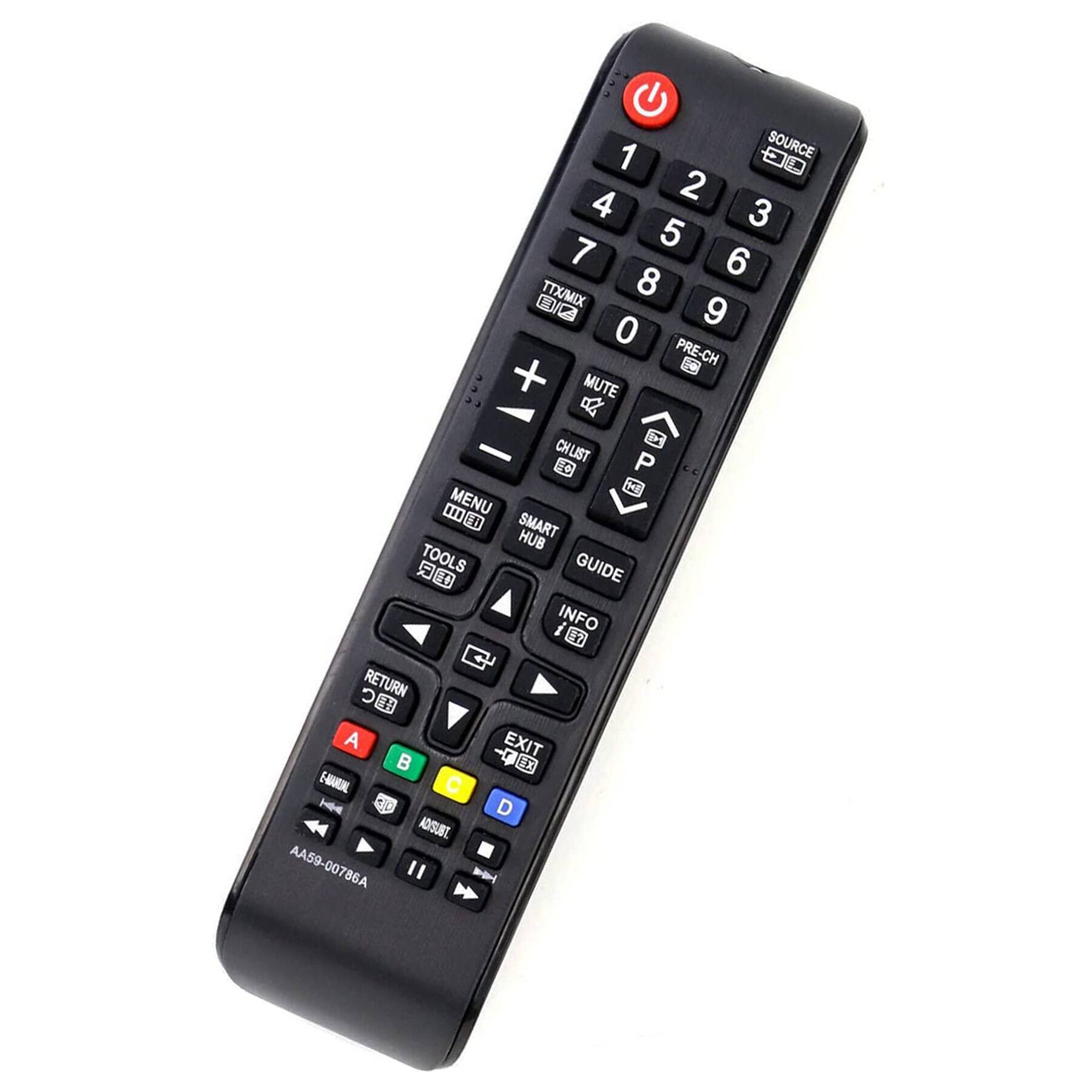 1 SOURCE 2 3 4 5 6 7 8 9 0 TTX/MIX PRE-CH MUTE CHLIST P IC H MENU SMART HUB TOOLS GUIDE RETURN EXIT A B C D E E-AA INFO S0 E0 AA59-00786A