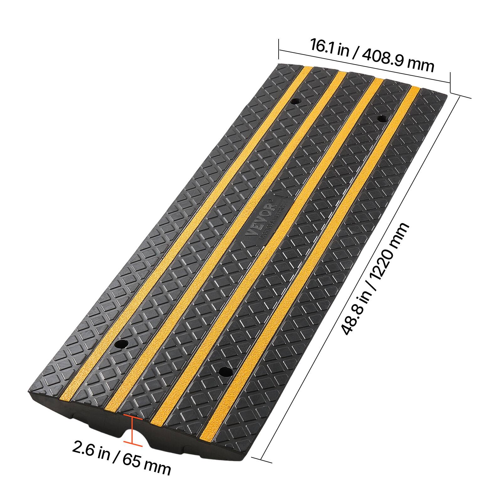 16.1 in / 408.9 mm  
48.8 in / 1220 mm  
2.6 in / 65 mm