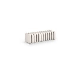 Meridian Furniture - Atticus Cream Vegan Leather Bench - Beige