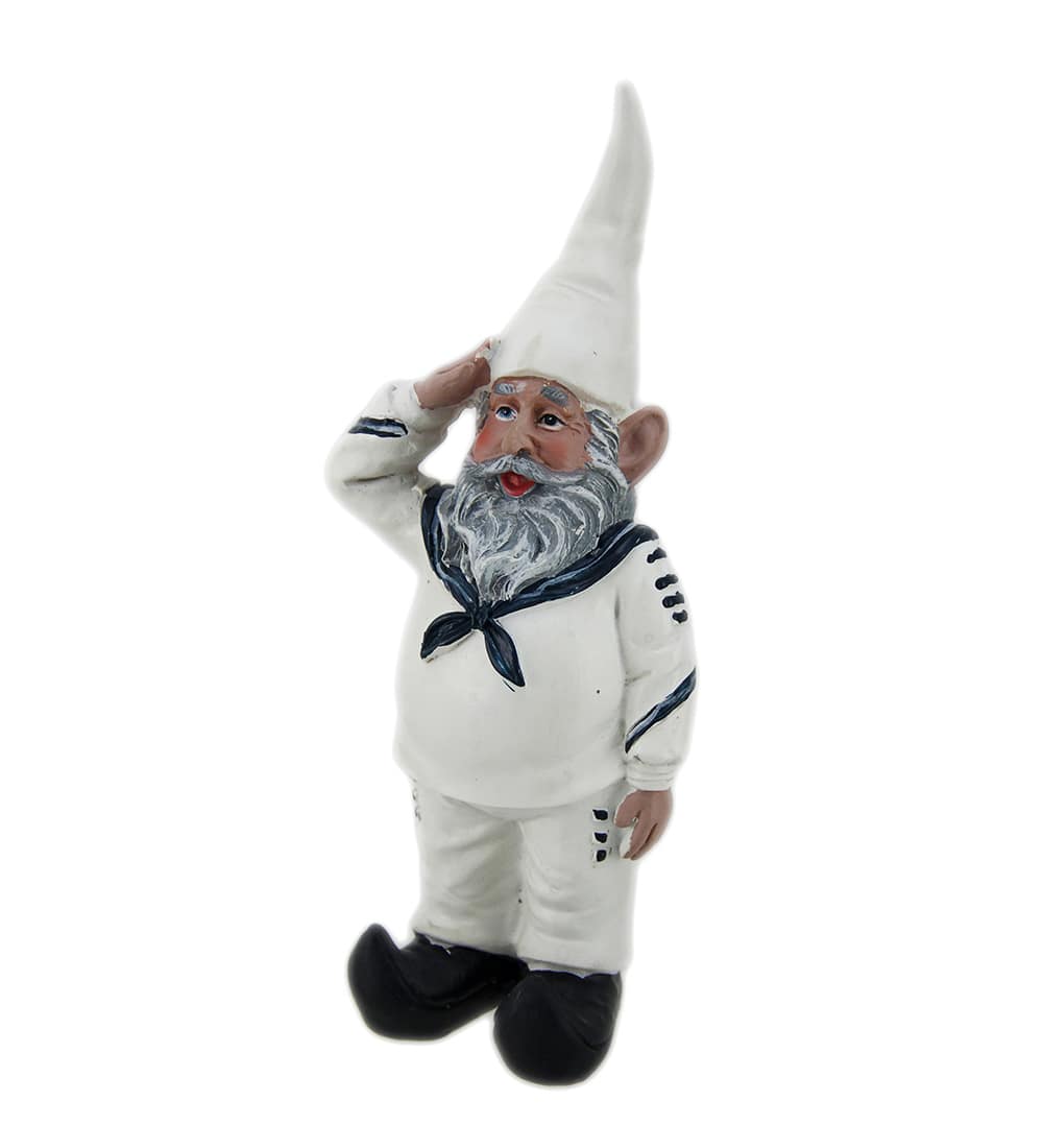 Zeckos - 8 inch Shipmate Sal United States Navy Military Gnome Small Home Statue Figurine - Off-white price history on PriceWatchPro
