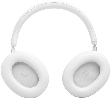 Left. JBL - Live 780NC Over Ear Noise Cancelling Wireless Headphones - White.
