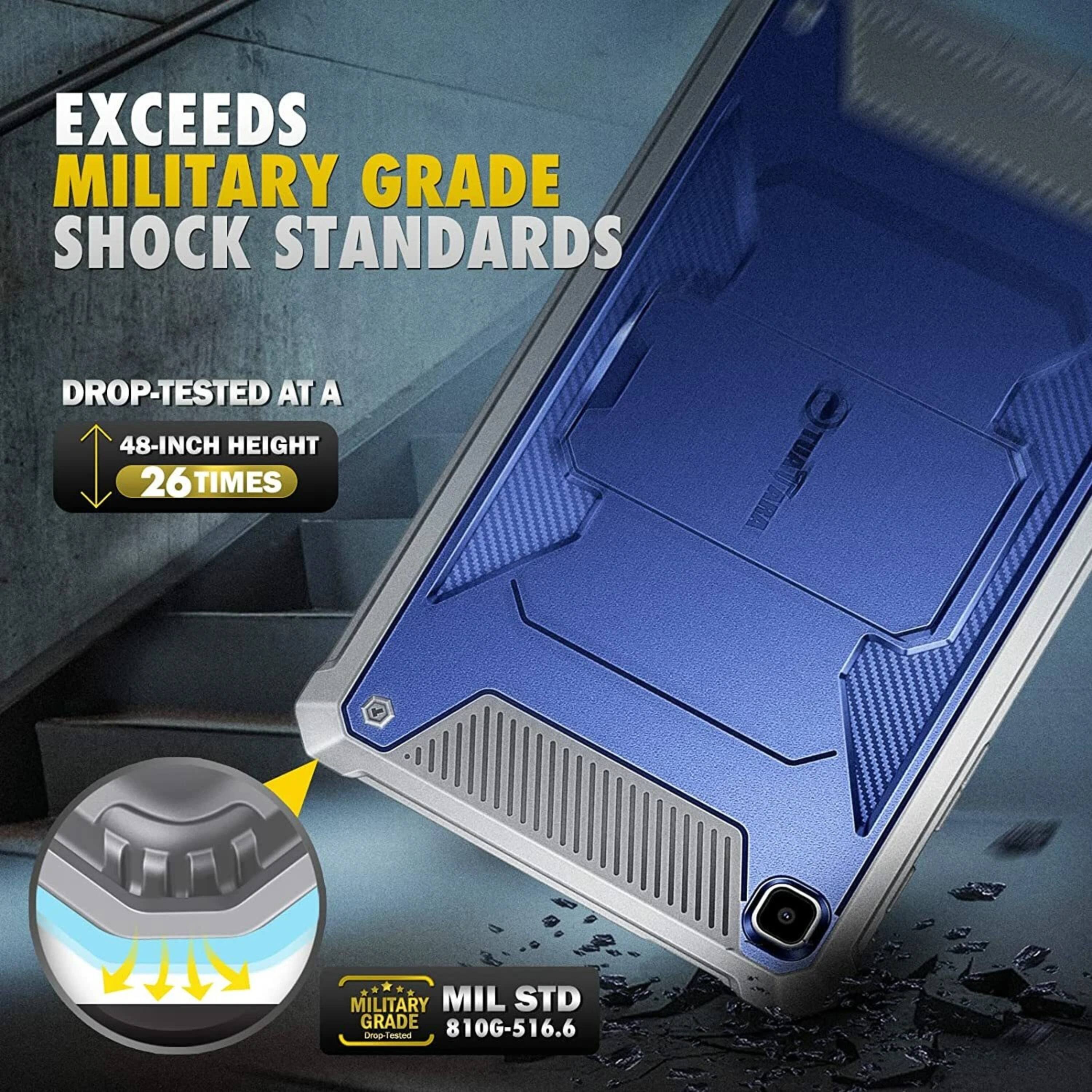 EXCEEDS MILITARY GRADE SHOCK STANDARDS

DROP-TESTED AT A 48-INCH HEIGHT 26 TIMES

MIL STD 810G-516.6

MILITARY GRADE