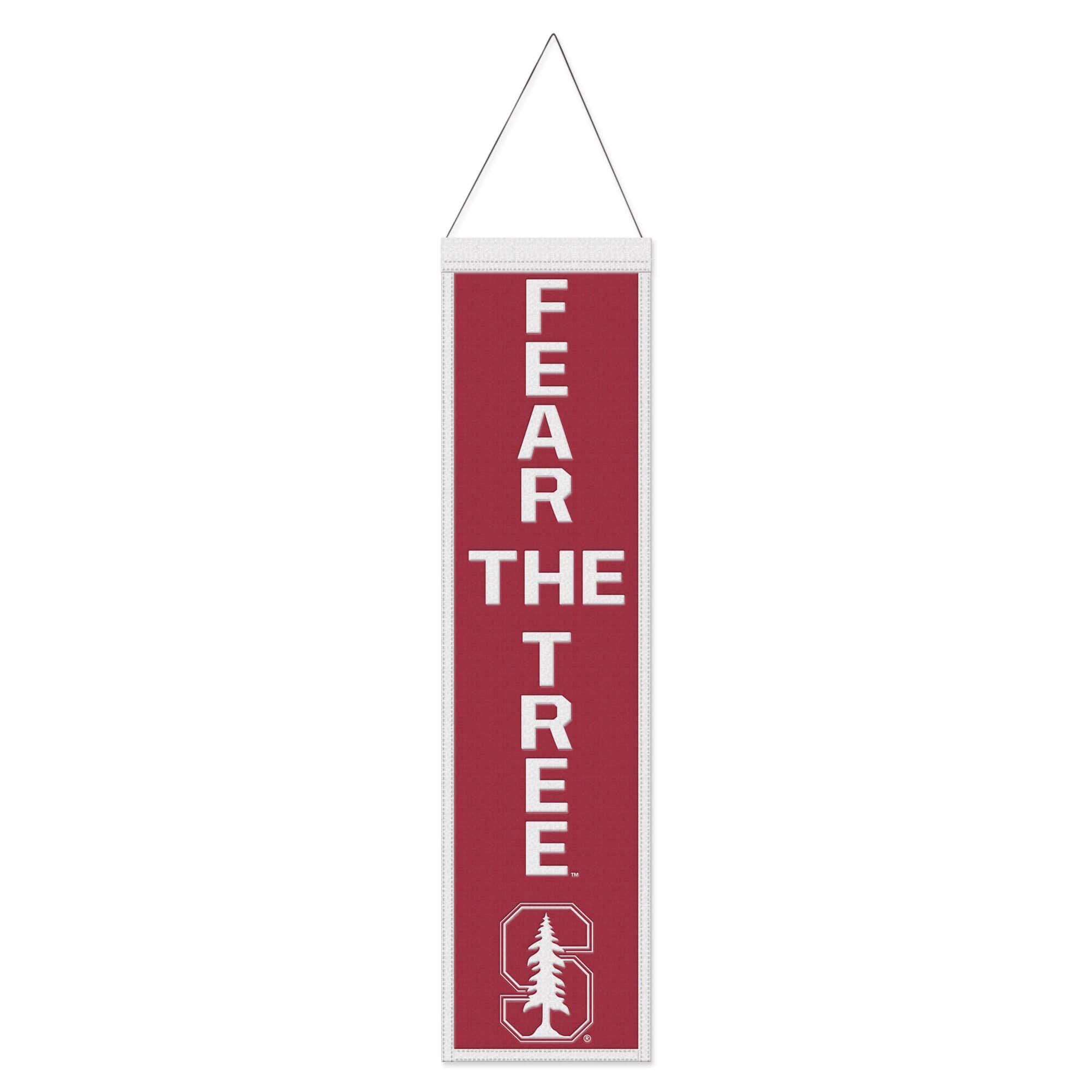 WinCraft - Stanford Cardinal 8" x 32" Slogan Wool Banner - Multicolor