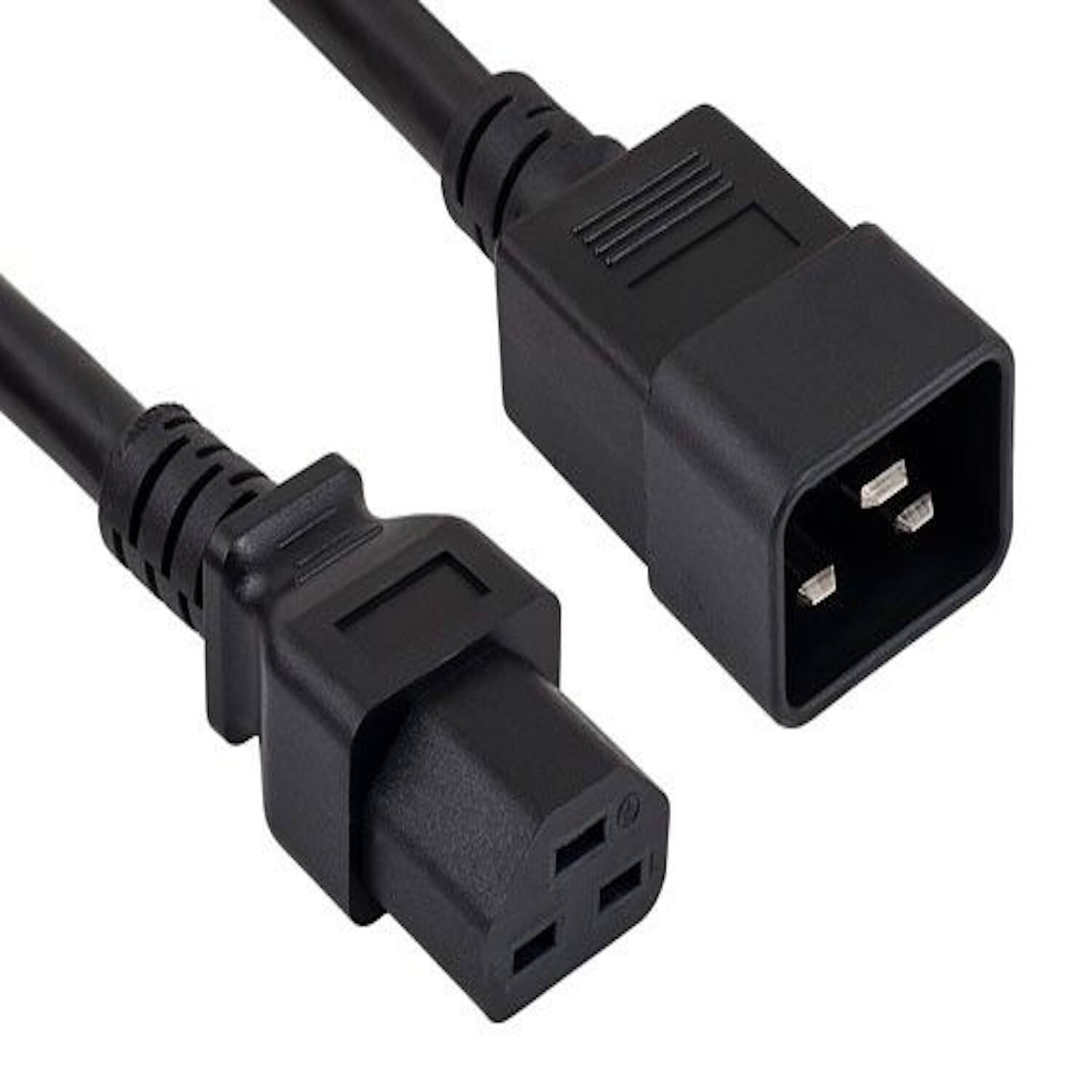 Front. Sanoxy - SANOXY Cables and Adapters; 4ft 12 AWG 20A 250V Heavy Duty Power Cord (IEC320 C20 to IEC320 C21) - Black.