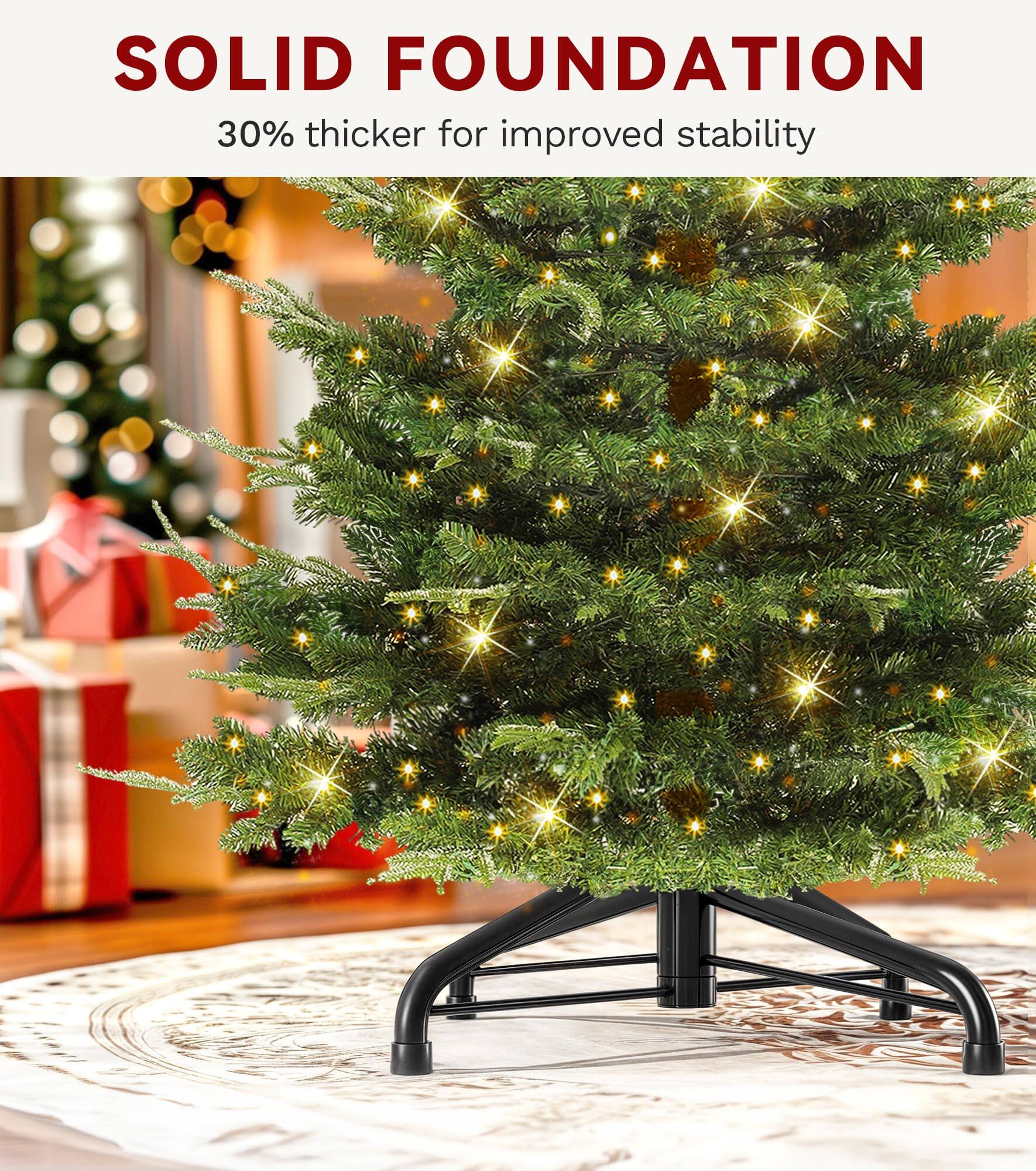 SOLID FOUNDATION  
30% thicker for improved stability