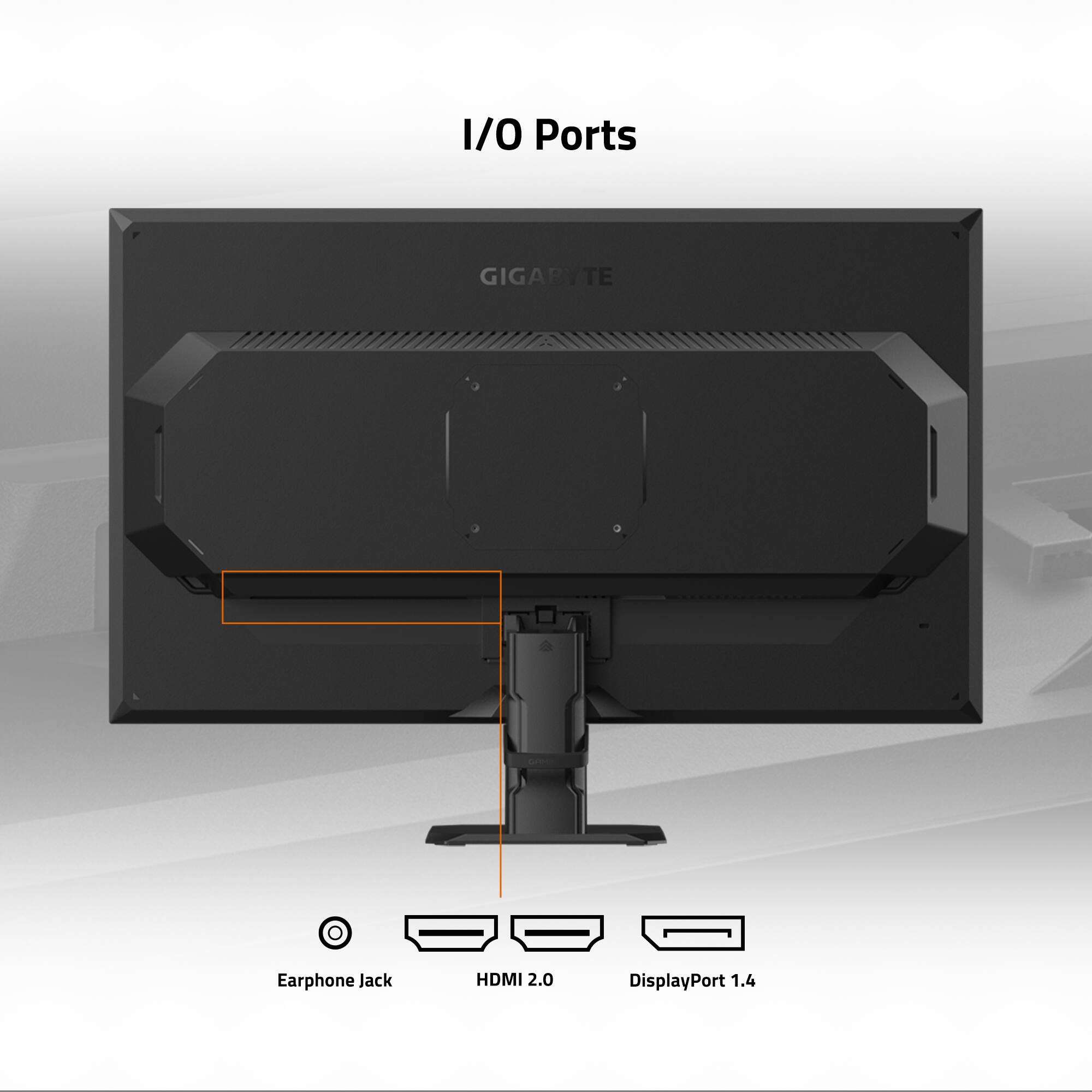 I/O Ports  
GIGABYTE  
Earphone Jack  
HDMI 2.0  
DisplayPort 1.4