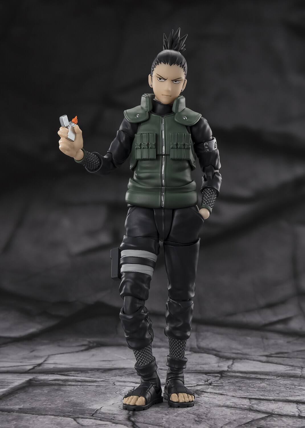 Alt View 4. Bandai - Tamashii Nations - Naruto: Shippuden - S.H.Figuarts - Shikamaru Nara (Brilliant Strategist) Action - Collectibles - Multicolor.