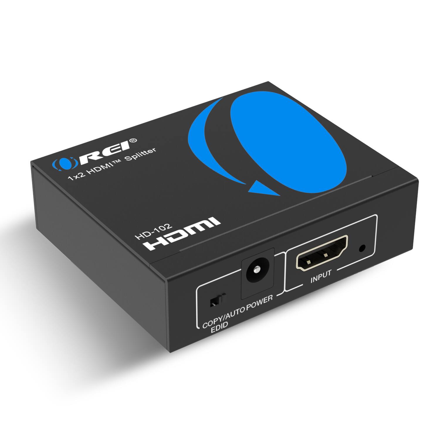 Orei - 4K@30Hz 1x2 HDMI™ Splitter-HD-102 - Black