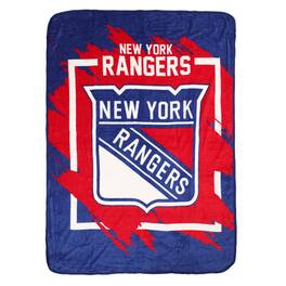 Northwest - New York Rangers 46" x 60" Dimensional Micro Raschel Plush Throw Blanket - Blue