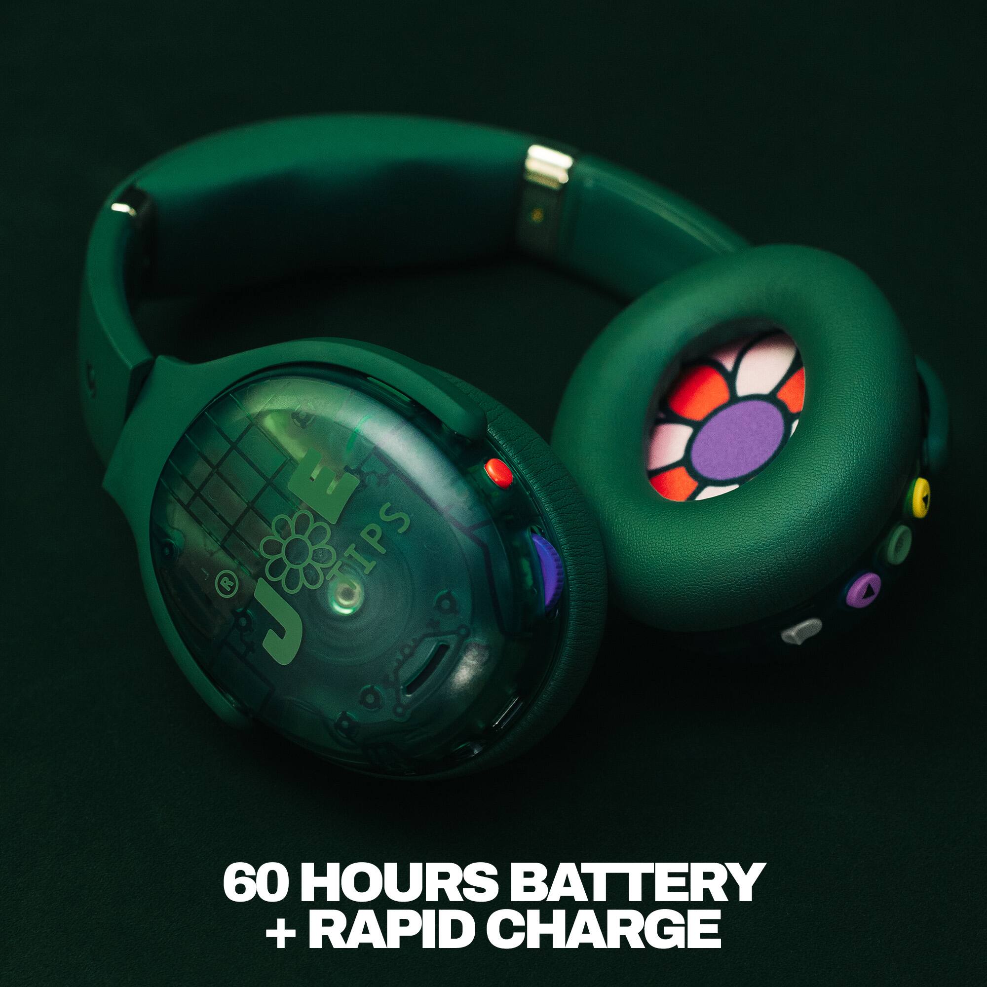 60 HOURS BATTERY + RAPID CHARGE