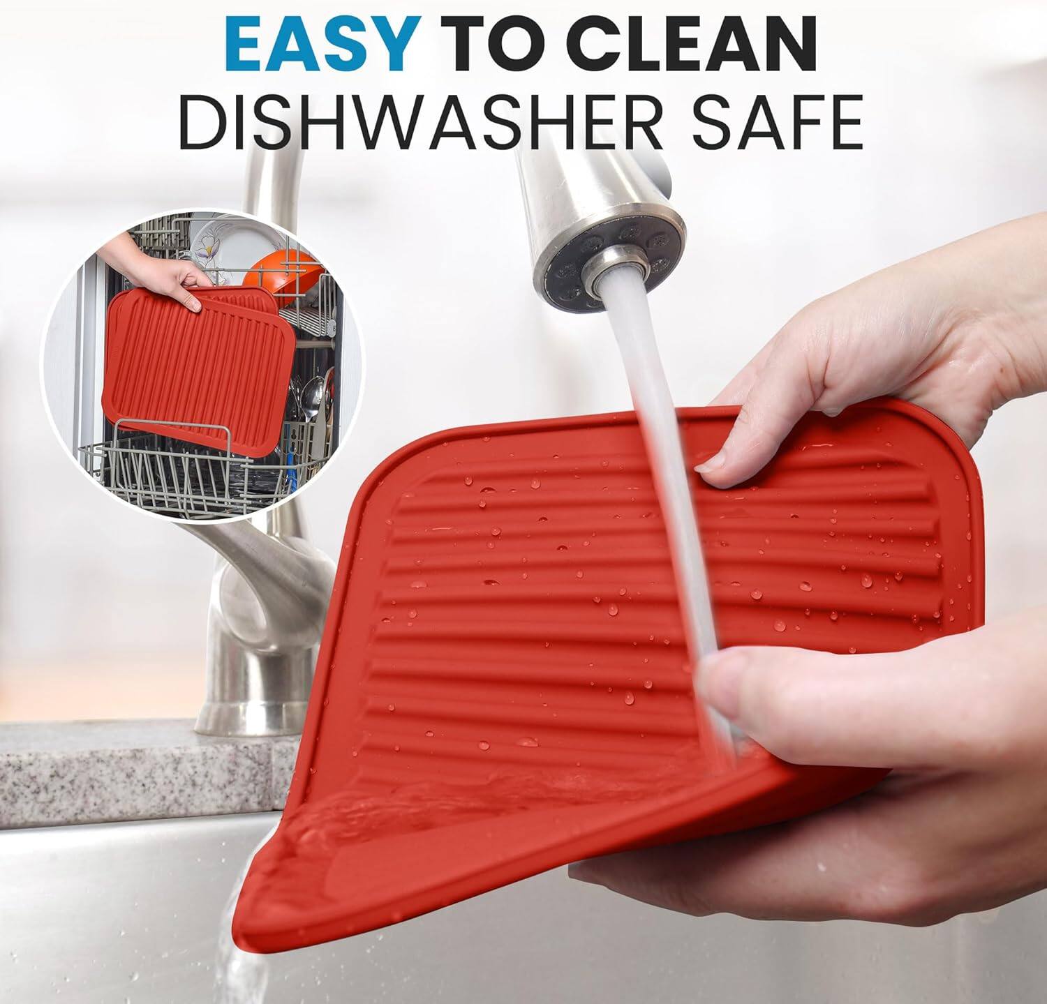 EASY TO CLEAN  
DISHWASHER SAFE