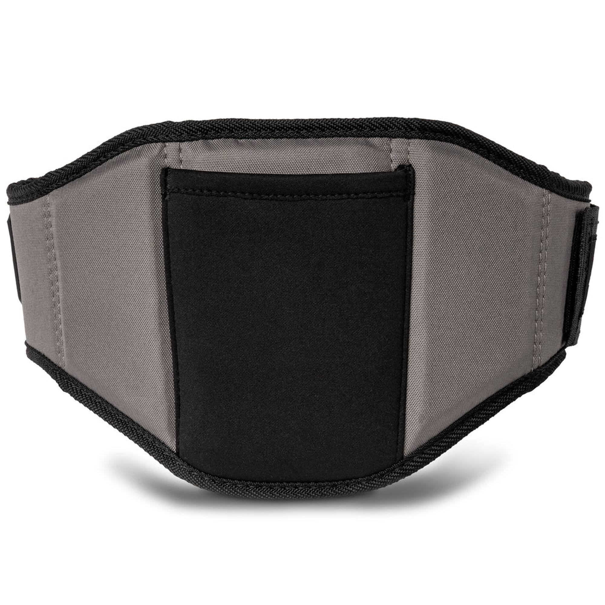 Front. Harbinger - Harbinger Unisex Firm Fit Contour Belt 2.0 - Grey/Black - Xlarge - Grey/Black.