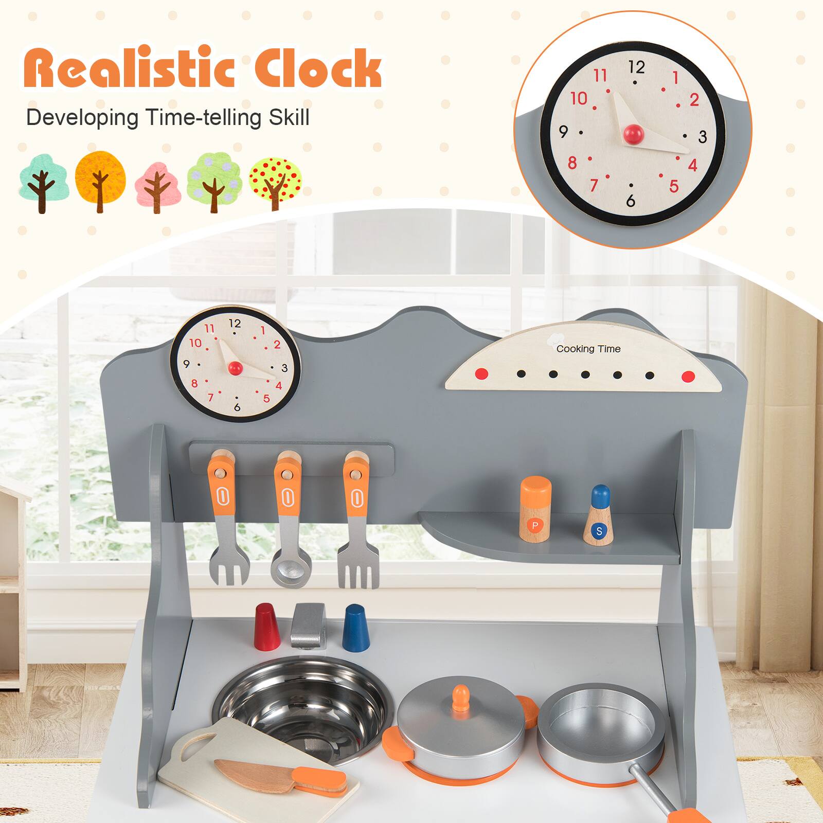 Realistic Clock  
Developing Time-telling Skill  

Cooking Time