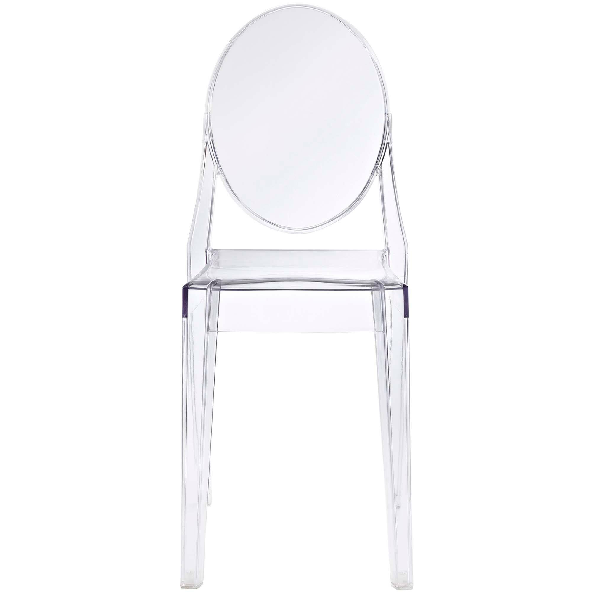 Alt View 1. Modway - Casper Dining Chairs Set of 4 by Modway - Clear.