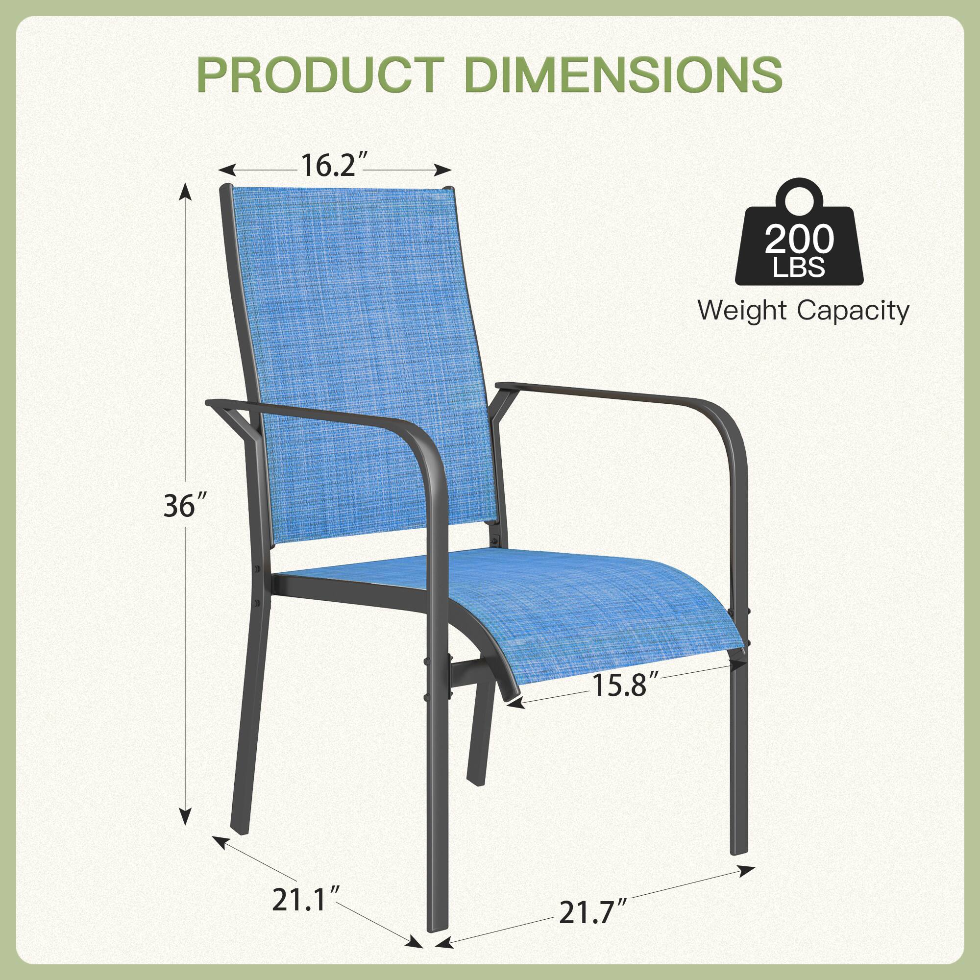 PRODUCT DIMENSIONS

- 16.2"
- 36"
- 15.8"
- 21.1"
- 21.7"

200 LBS Weight Capacity