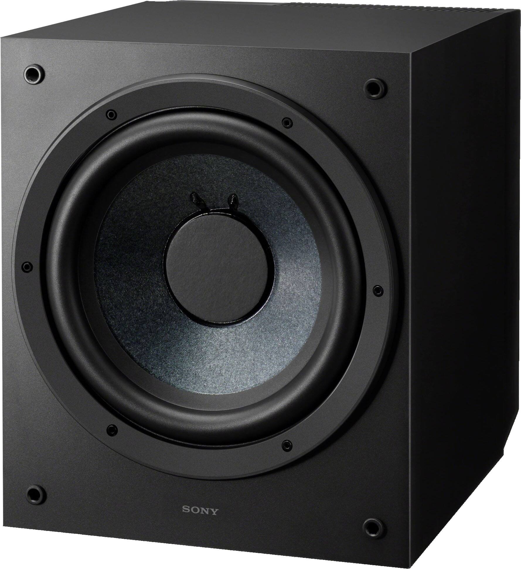 Angle. Sony - SACS9M2 Active Subwoofer - Black.