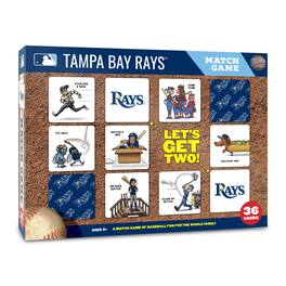 YouTheFan - Tampa Bay Rays Licensed Memory Match Game - Multicolor
