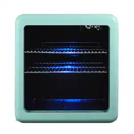 Magic Chef - 1.7 cu. ft. Retro Single Zone Beverage Cooler - Mint Green