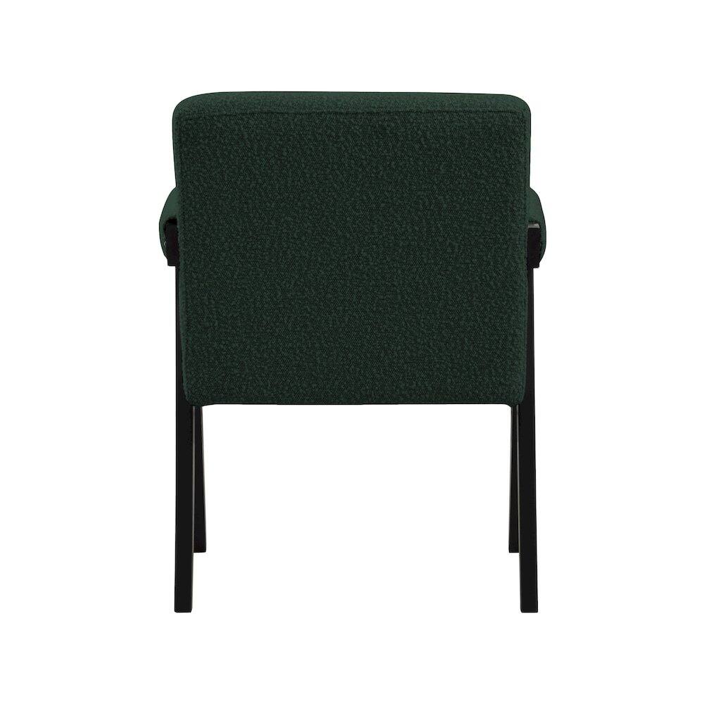 Alt View 1. Meridian Furniture - Woodloch Green Boucle Fabric Accent Chair - Green.