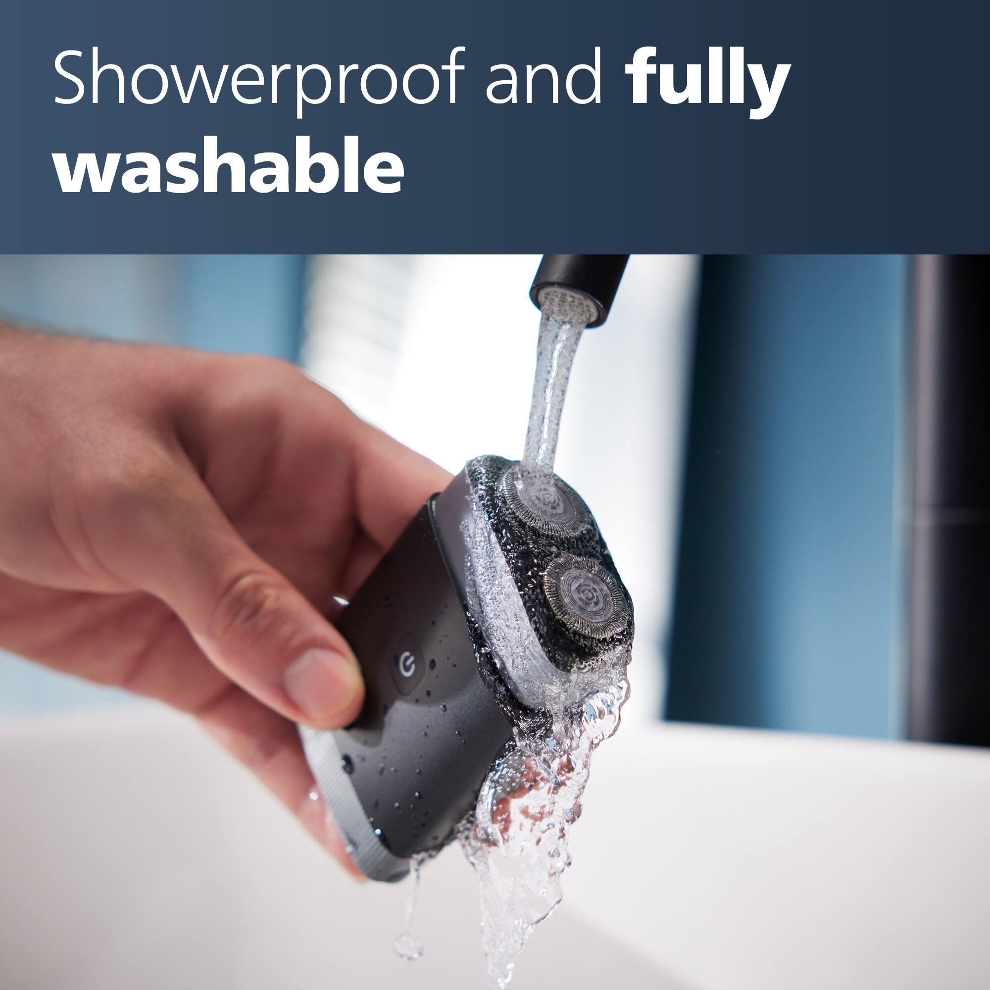 Showerproof and fully washable