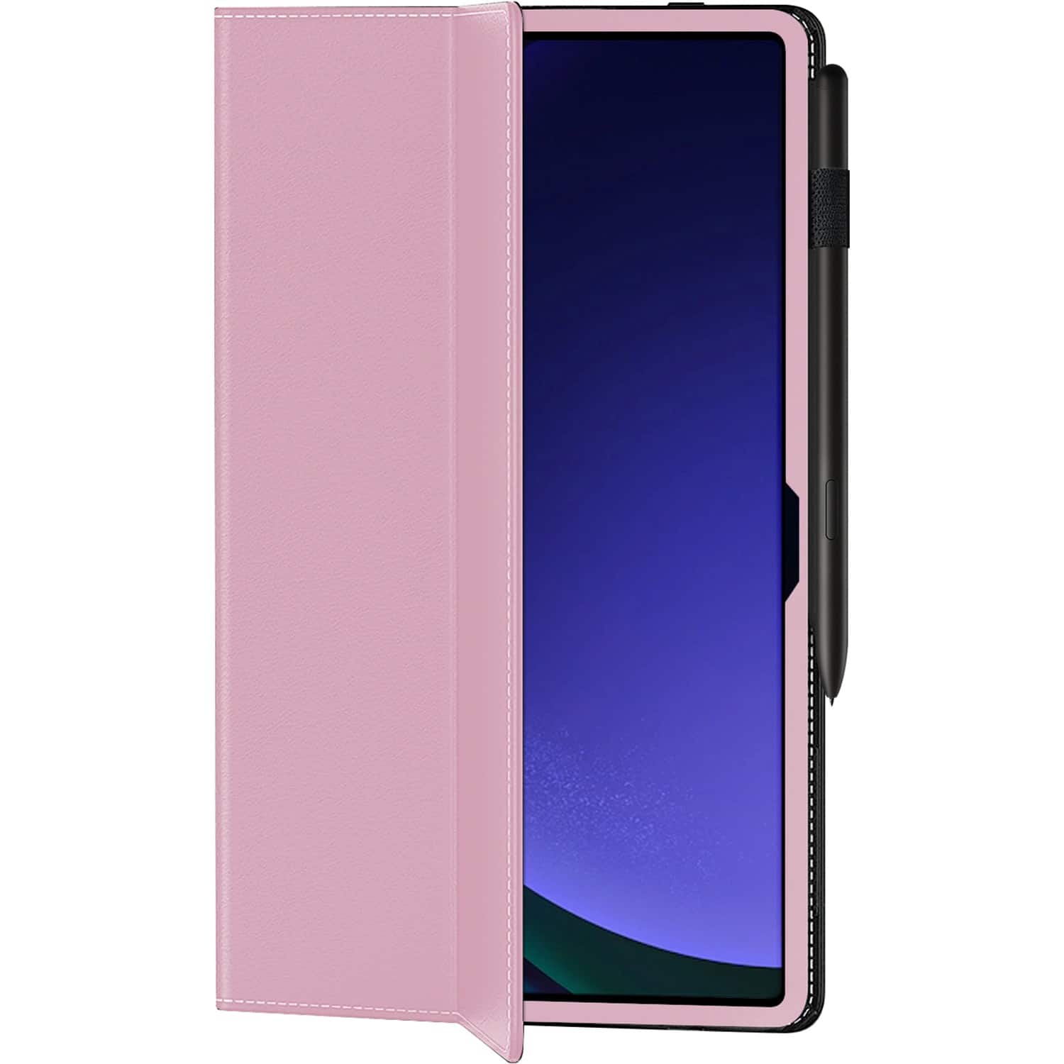 Front. SaharaCase - Bi-Fold Folio Case for Samsung Galaxy Tab S10 Ultra and Tab S9 Ultra - Pink.