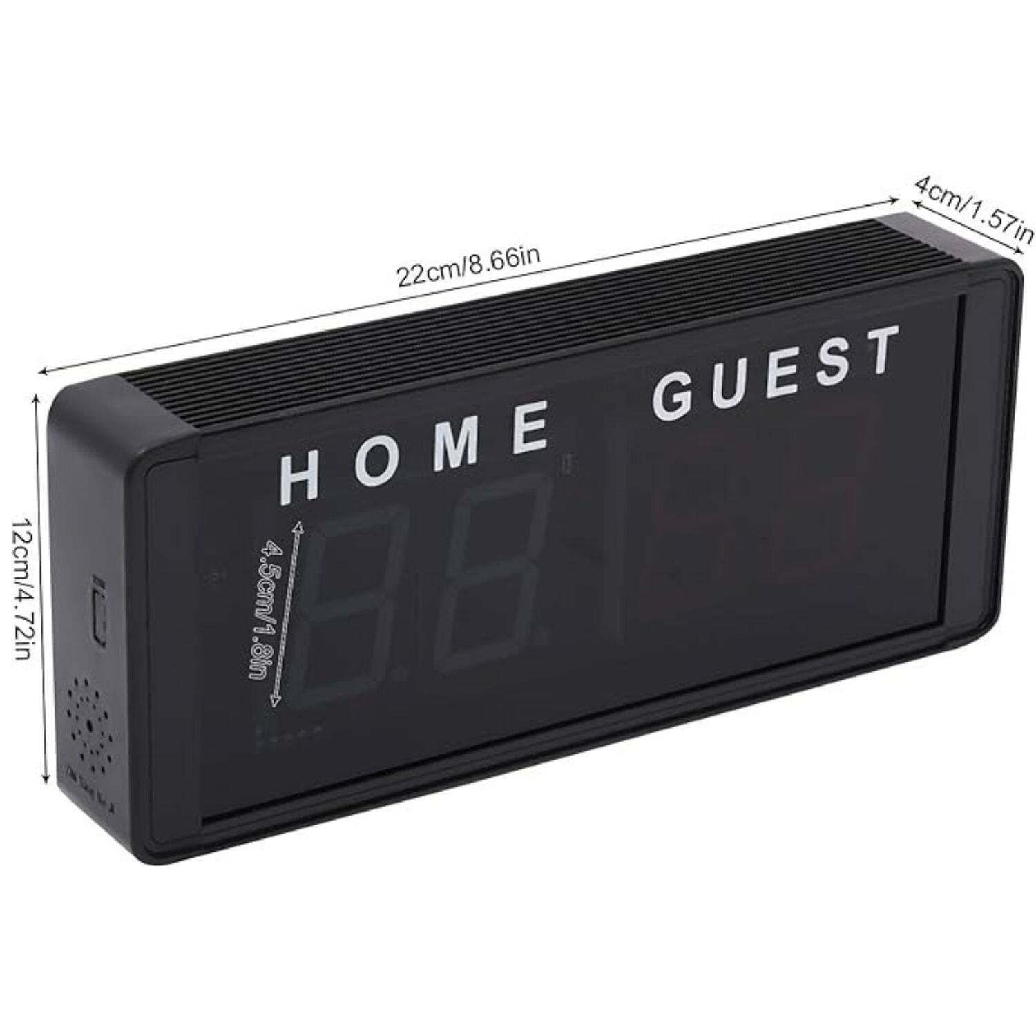 The dimensions of the device are as follows:

- Length: 22 cm (8.66 in)
- Width: 12 cm (4.72 in)
- Height: 4.5 cm (1.77 in)