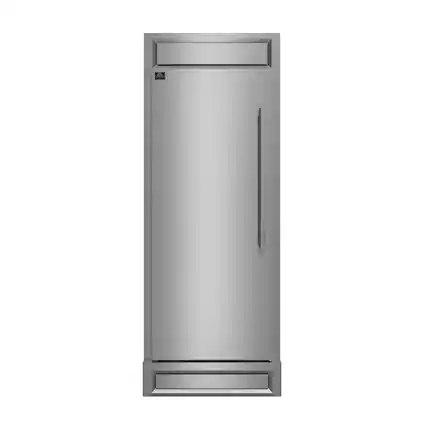 Front. Forno Appliances - Maderno 13.6 Cu. Ft. Built-In Convertible Refrigerator/Freezer with Decorative Grill - Stainless Steel.