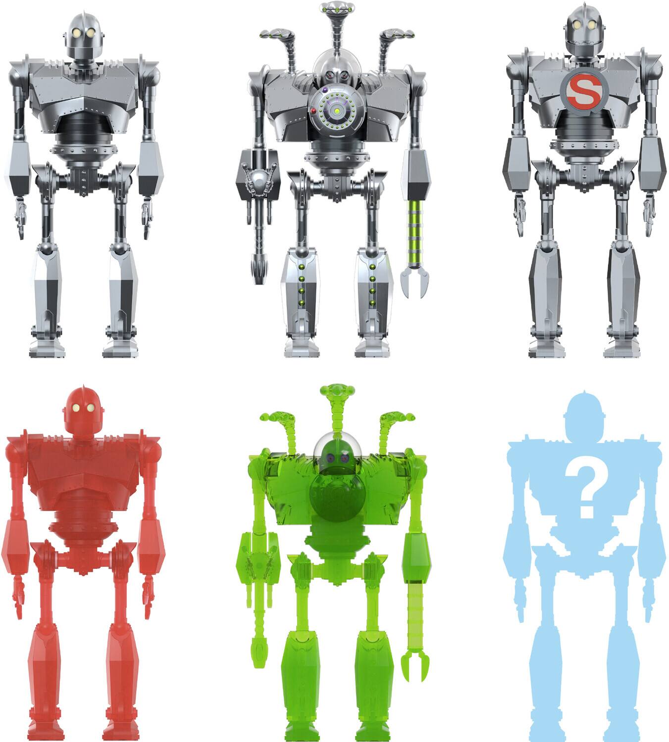 Alt View 2. Super7 - Super7 - The Iron Giant - Reaction Blind Box Wv1 - 12pc PDQ   - COLLECTIBLES - Multicolor.