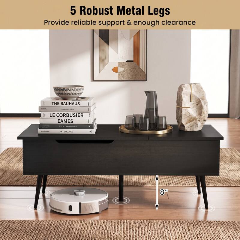 5 Robust Metal Legs Provide reliable support & enough clearance

THE BAUHAUS
LE CORBUSIER
EAMES
CAFE ET ART CORSUITS
ART COLOOKS

8"