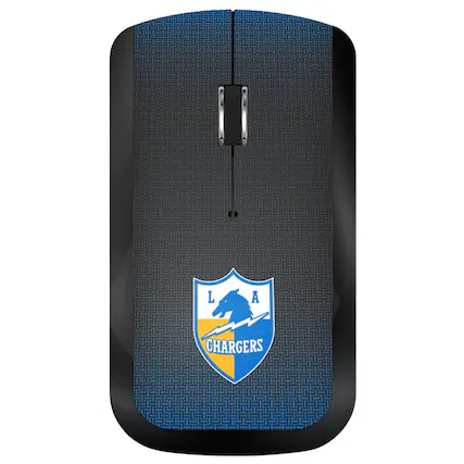 Front. Keyscaper - Los Angeles Chargers Wireless USB Computer Mouse - Black.