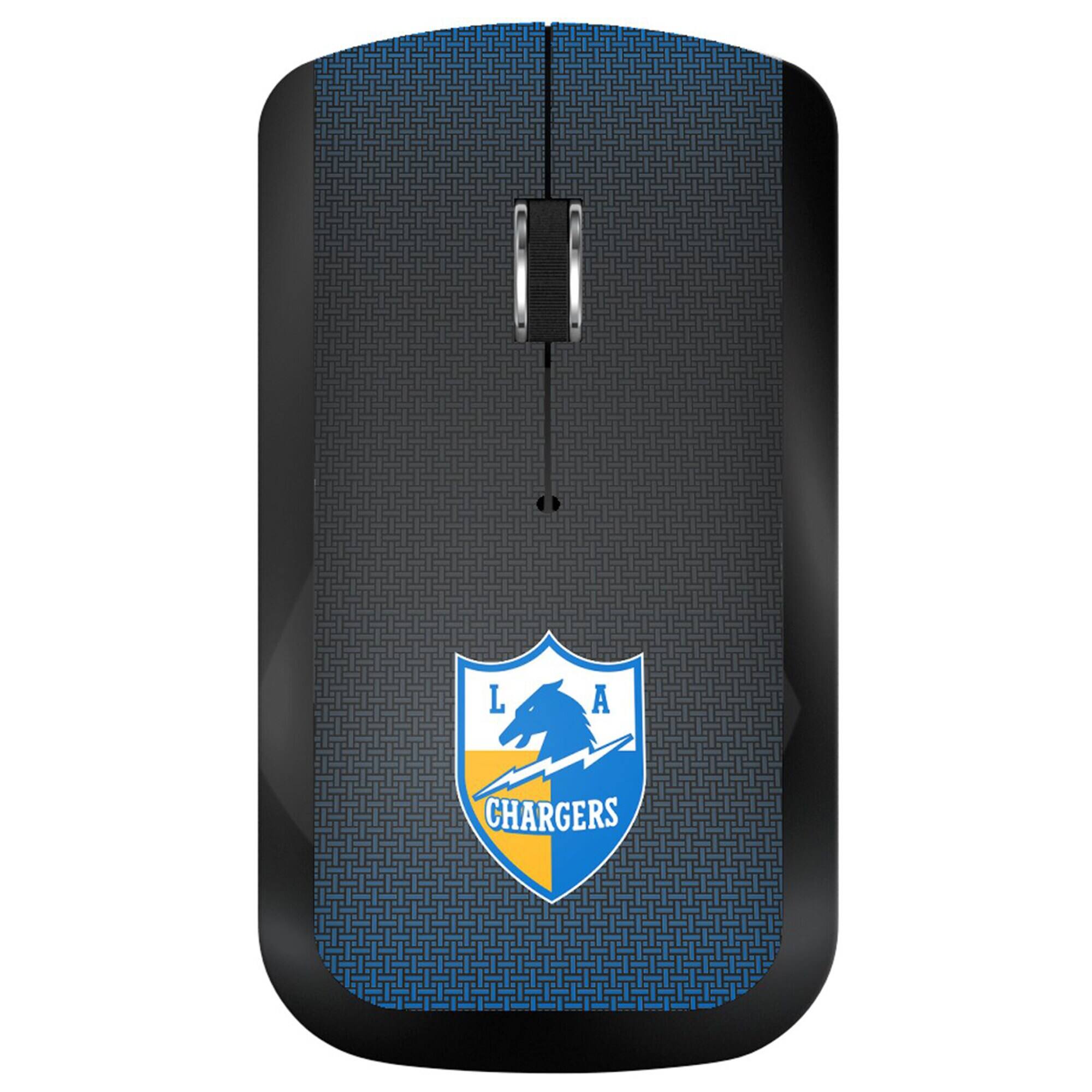 Front. Keyscaper - Los Angeles Chargers Wireless USB Computer Mouse - Black.