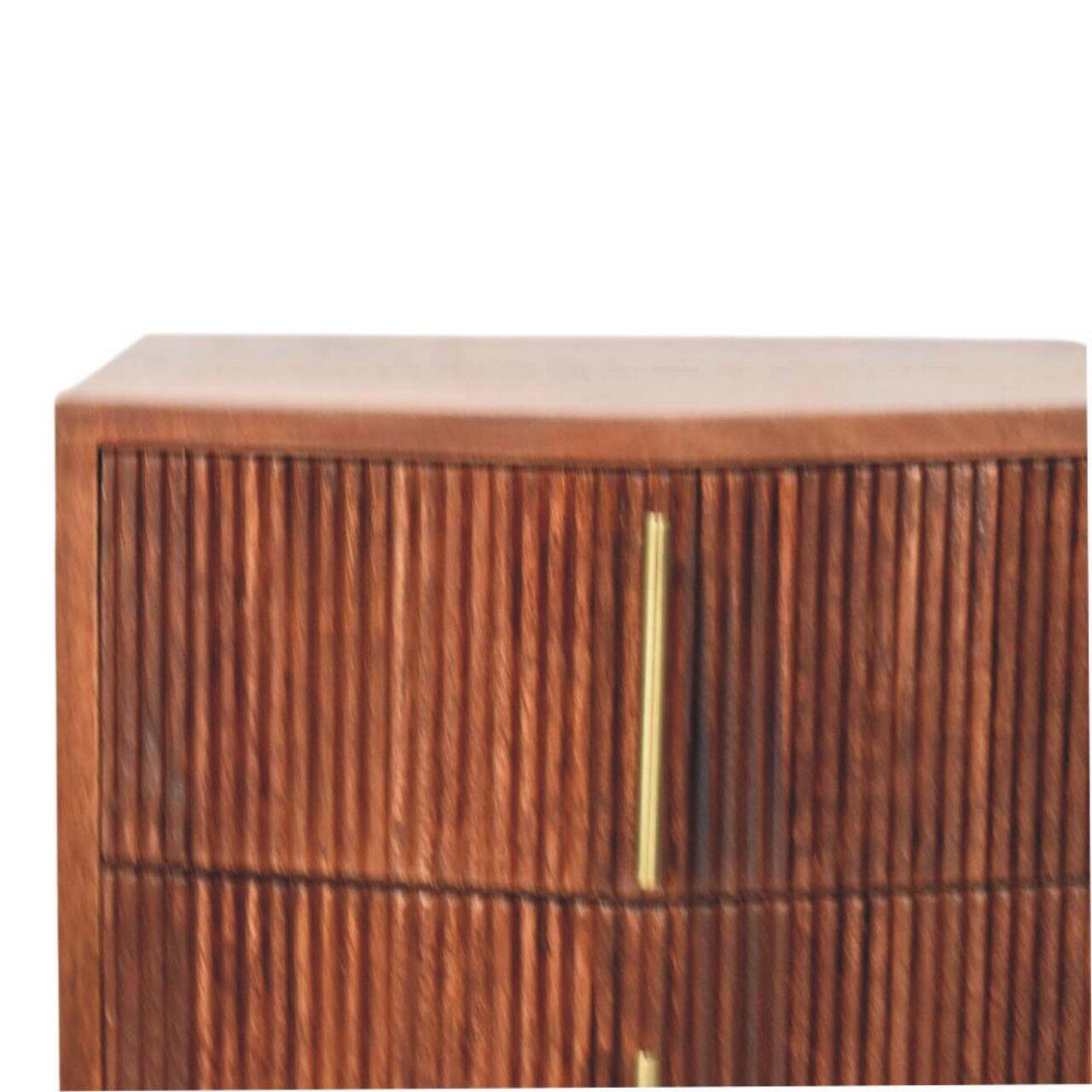 Alt View 5. Artisan Furniture - Artisan Furniture Solid Wood Harper Nightstand - Brown.