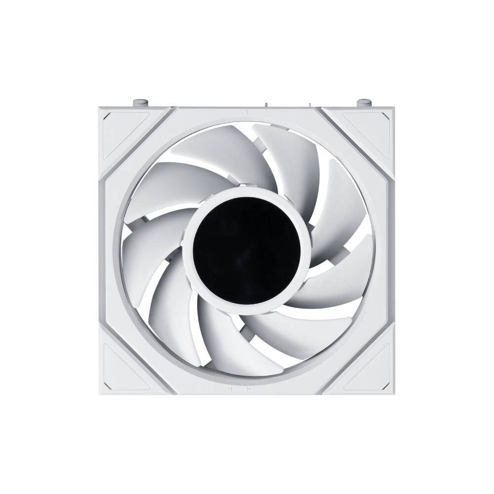 Left. Lian Li - UNI FAN TL LCD Flex 120mm Normal Blade ARGB Fan, Single Pack, 1.8-inch LCD Screen, Controller Not Included(12TLLCD1F1W) - White.