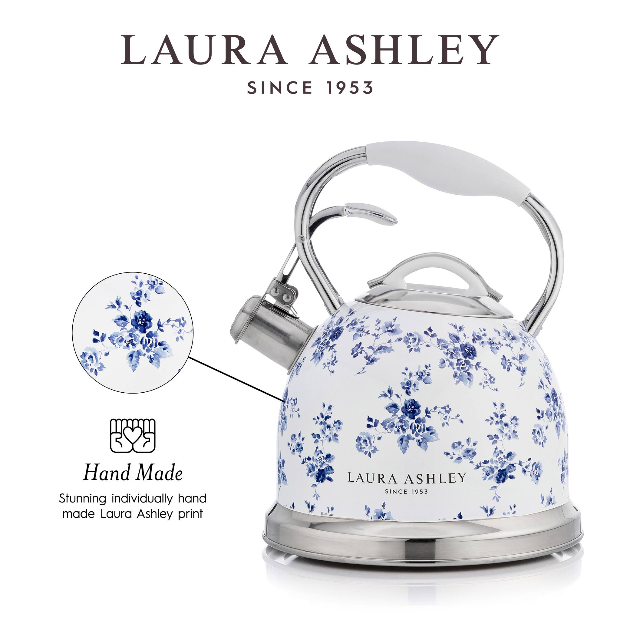 LAURA ASHLEY  
SINCE 1953  

Hand Made  
Stunning individually hand made Laura Ashley print  

LAURA ASHLEY  
SINCE 1953