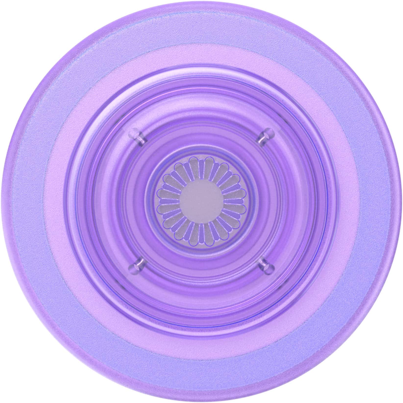 PopSockets - MagSafe PopGrip Universal Magnetic Grip & Stand with Adapter Ring for Cell Phones - Lavender Translucent - Front_Zoom